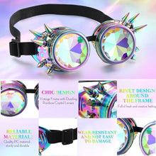 Load image into Gallery viewer, Steampunk Kaleidoscope Goggles
