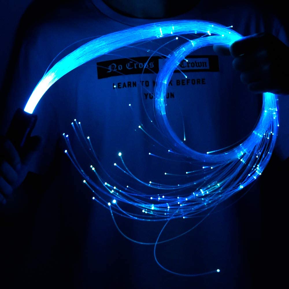 Fiber Optic Whip Space Dancing Whip - 10 Colors, 40 Effect Modes